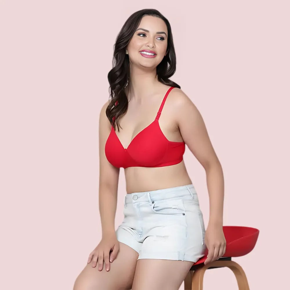 PureComfort Wire-Free Padded Bra Combo (Pack of 2)
