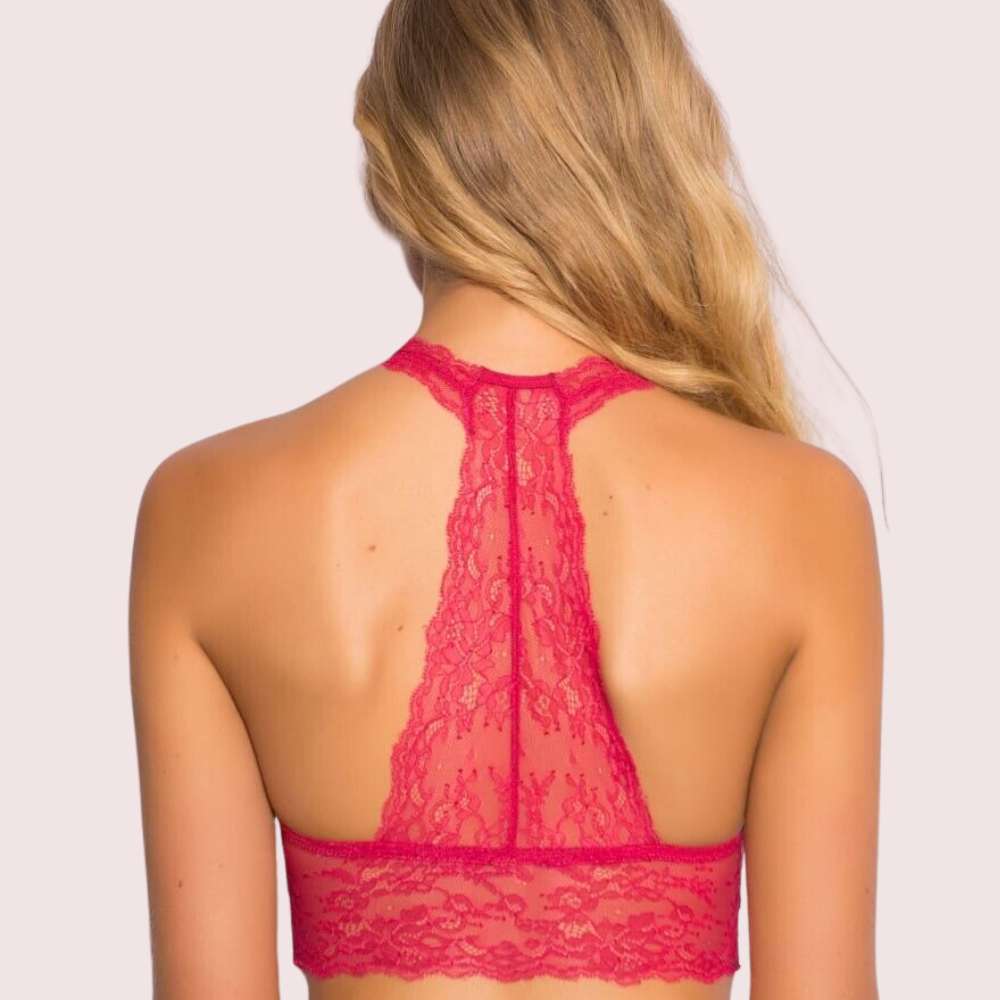 Dark Pink Lace Bralette for Everyday Glam