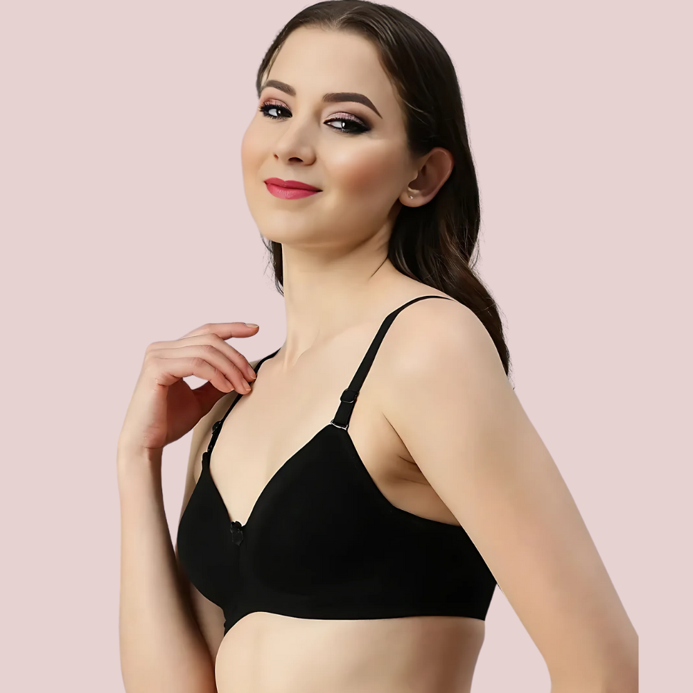 Burgundy Bloom – Maroon Padded Bra (Pack of 2 )