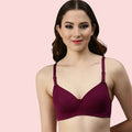 Burgundy Bloom – Maroon Padded Bra (Pack of 2 )