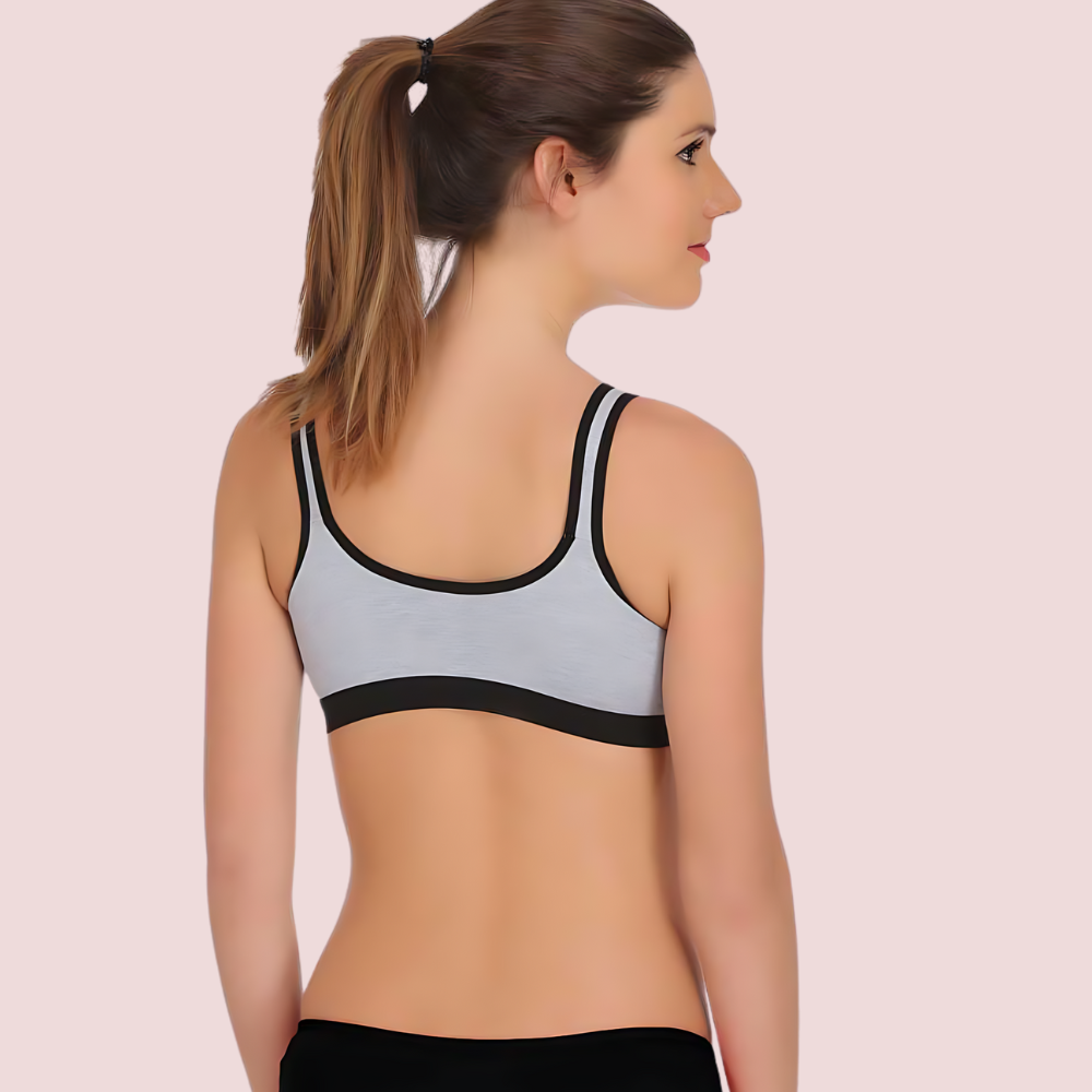 Non-padded medium impact Sports bra ( 2 Pack )