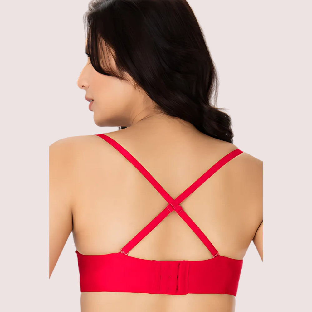 COMFY Moon Red Seamfree Luxury Strapless Multiway Padded Bra